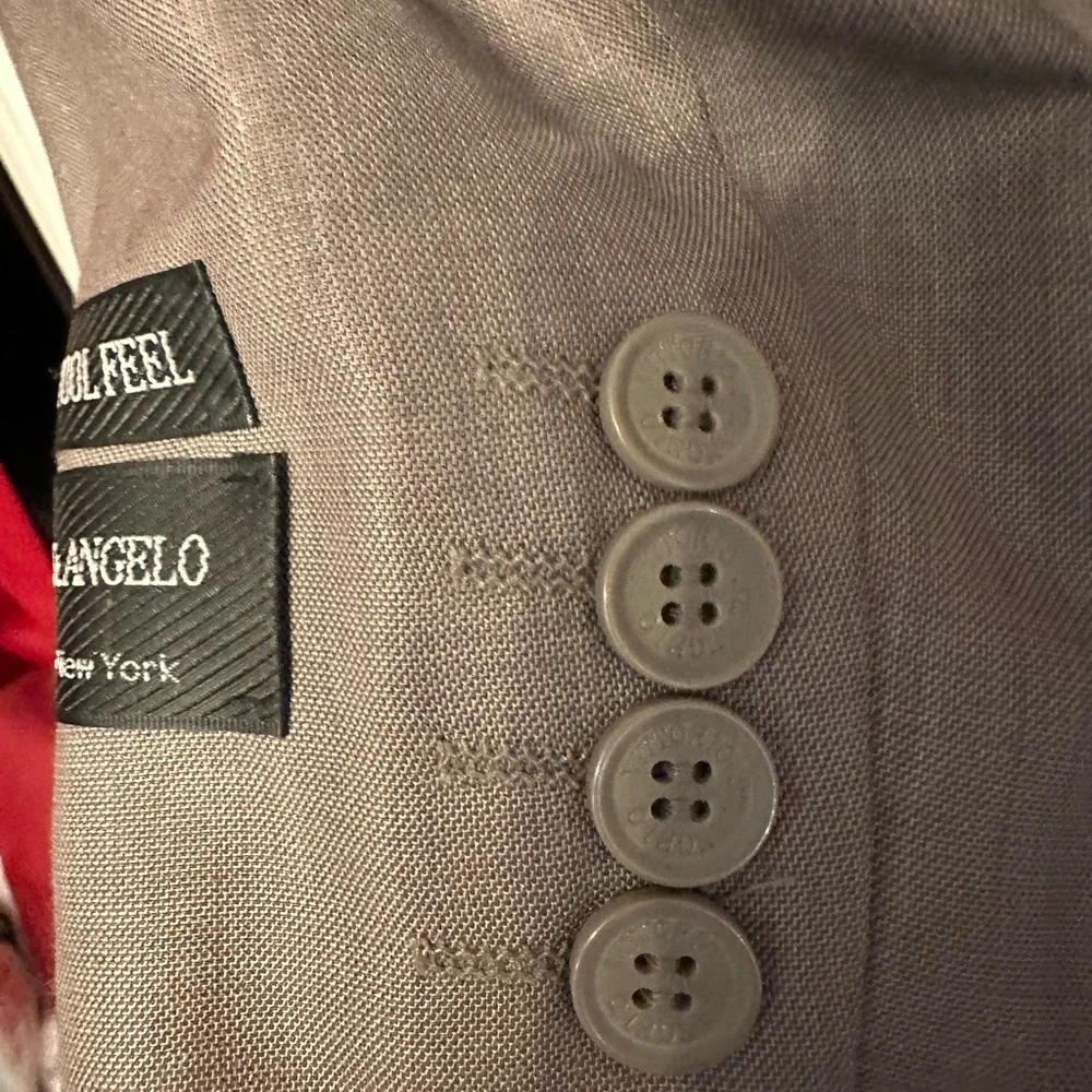 NWT Y2K Era Vittorio St Angelo Y2K Era Gray Sport Coat Blazer 40L